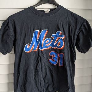 Vintage 2000 New York Mets t-shirt Mike Piazza says XL but shrunk maybe M-L